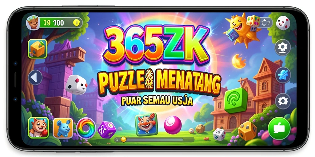 Screenshot utama menunjukkan gameplay menantang dari 365ZK.