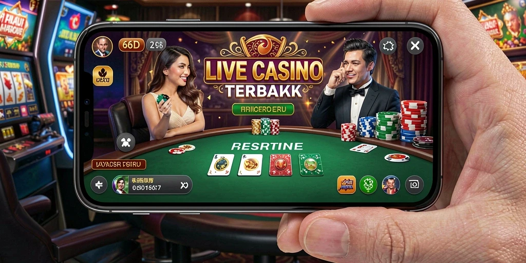 Gameplay seru dan interaktif di aplikasi Live Casino 66D.