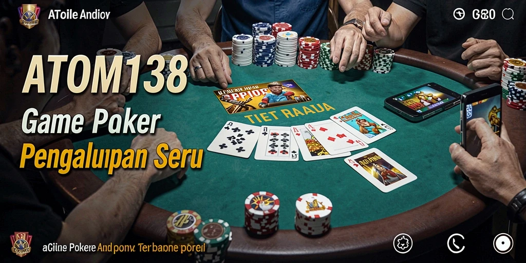 Tampilan gameplay Poker yang mendebarkan dan kompetitif.