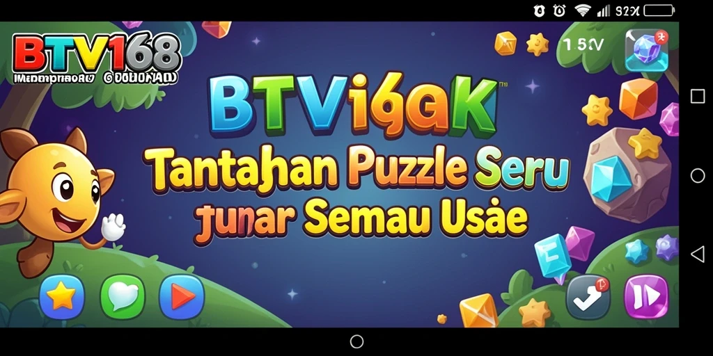 Tampilan menarik dari gameplay Puzzle BTV168 yang penuh tantangan.
