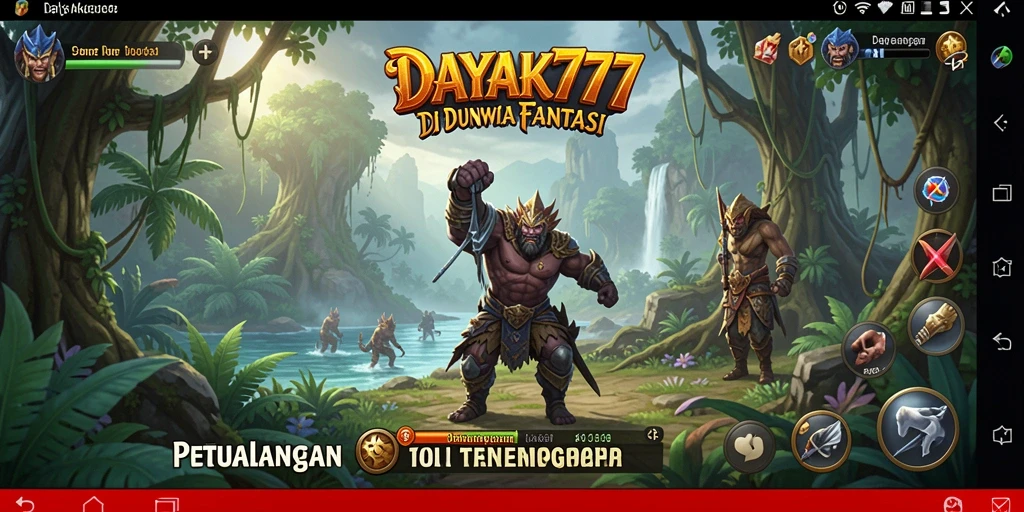 Tampilan gameplay DAYAK777 yang menarik dan penuh aksi.