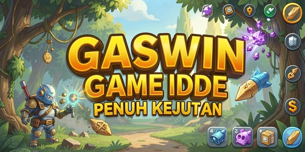 Screenshot utama GASWIN menampilkan gameplay santai yang menarik.