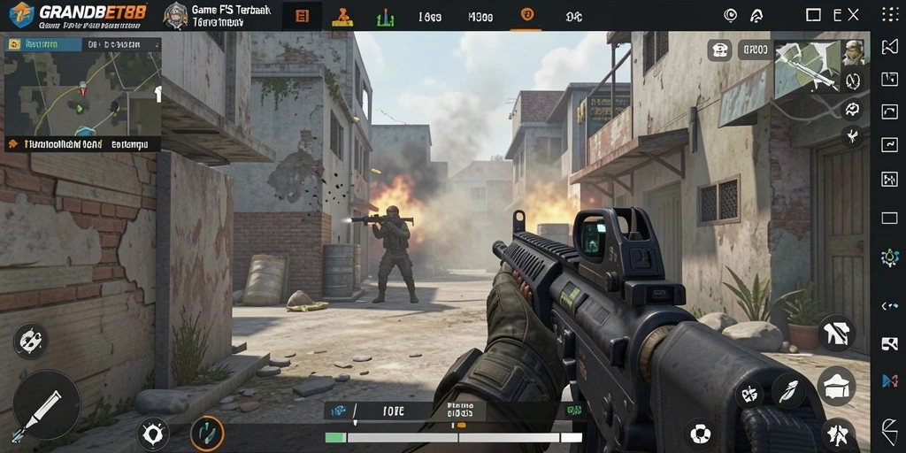 Tampilan gameplay seru dari GRANDBET88 yang menampilkan aksi mendebarkan.