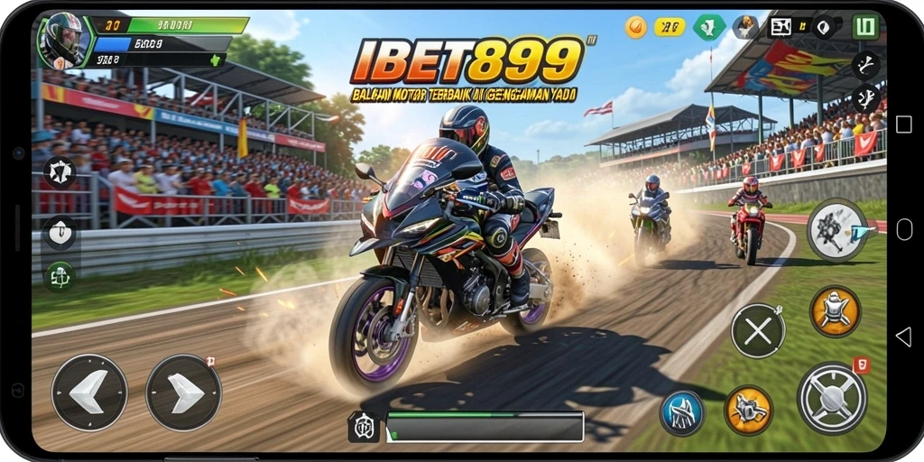 Gameplay seru balapan motor di IBET899 dengan grafis menawan.