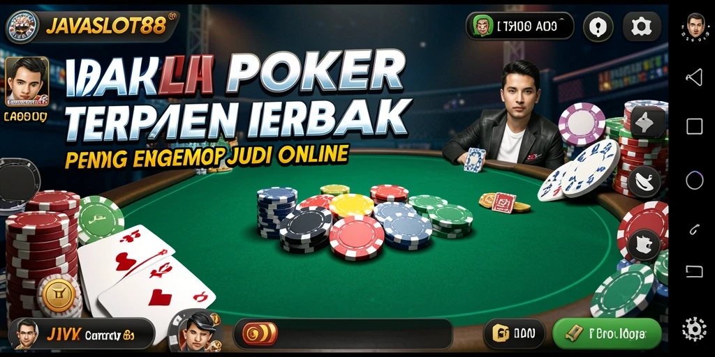 Tampilan gameplay Poker yang seru di JAVASLOT88.
