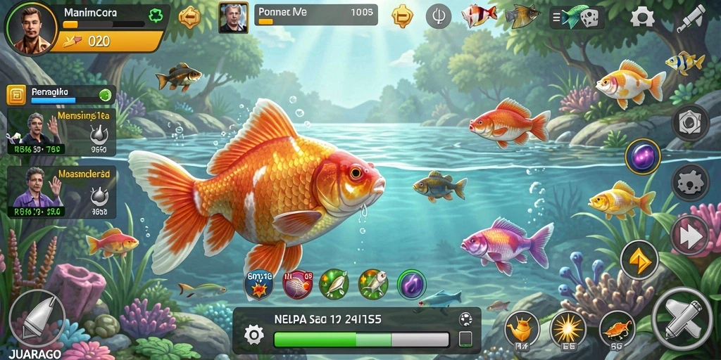 Tangkapan ikan yang menakjubkan dalam JUARAGO.