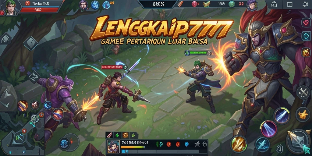 Gameplay seru LENGKAP777 dengan grafis yang menawan.