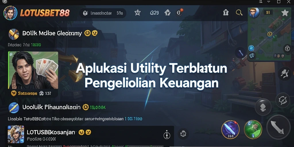 Tampilan antarmuka LOTUSBET88 yang user-friendly untuk pengelolaan keuangan.