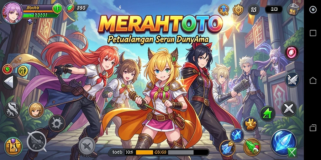 Tangkapan layar dari gameplay MERAHTOTO yang penuh aksi.