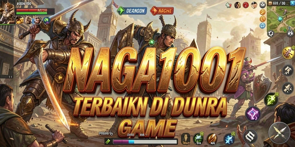 Tampilan pertarungan seru di NAGA1001 dengan karakter beragam.