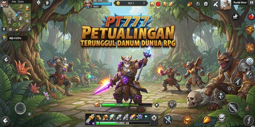 Tampilkan gameplay menegangkan PT777 dalam dunia RPG yang fantastis.