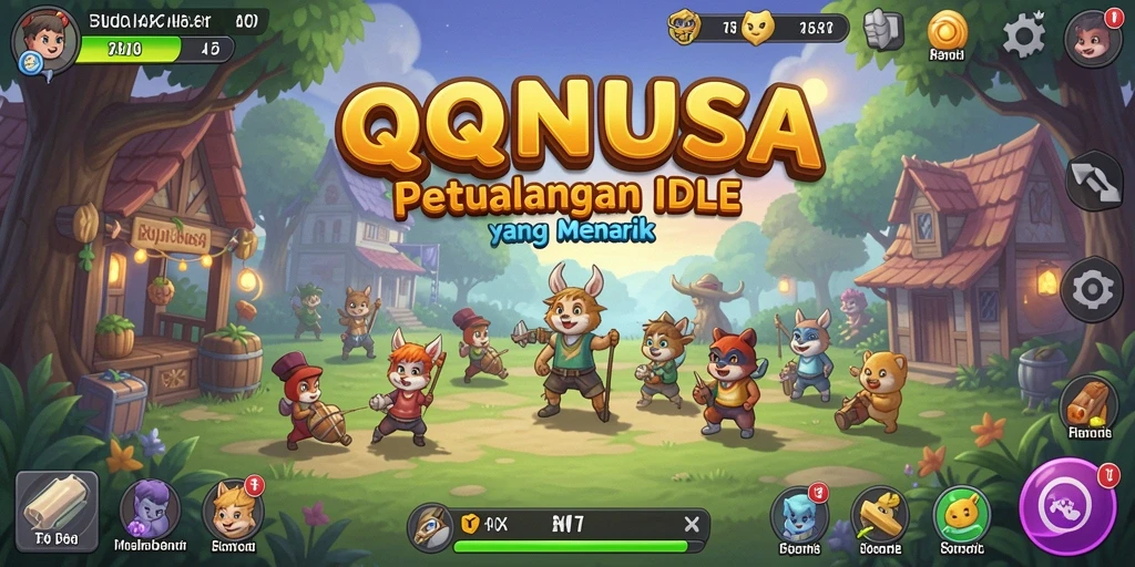 Tampilan menarik dari gameplay QQNUSA yang penuh aksi.