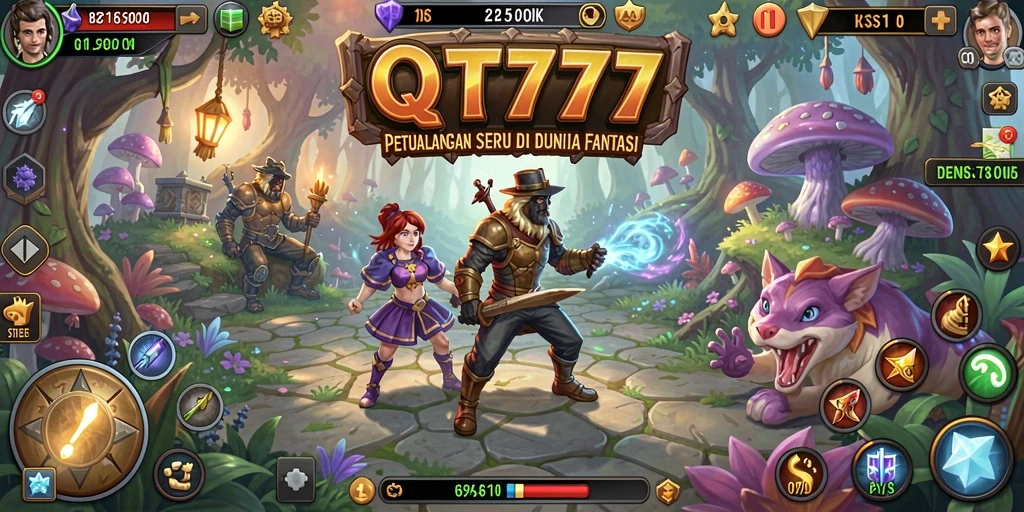 Gameplay QT777 yang seru dan penuh tantangan petualangan.