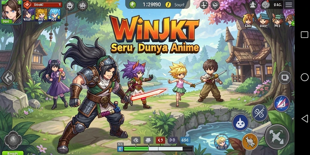 Tampilan menarik dari gameplay Anime yang mengasyikkan.
